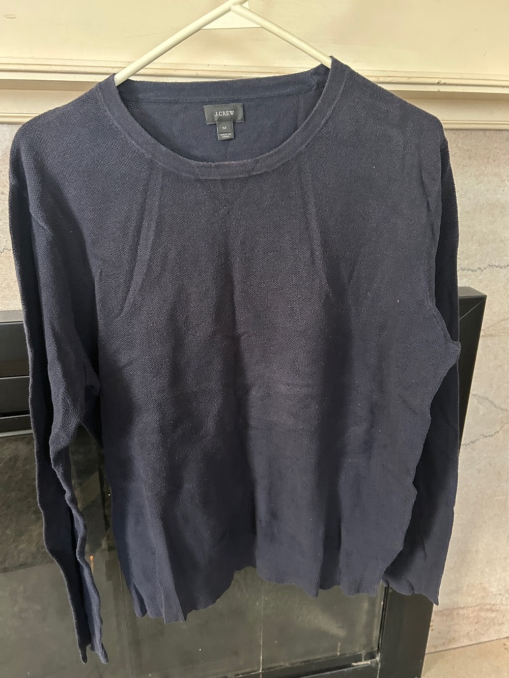 J. Crew Navy Blue Crewneck Sweater